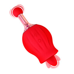 Clit-Tastic Rose Bud Dual Massager Rechargeable
