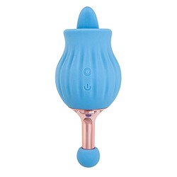 Clit-Tastic Rose Bud Dual Massager Rechargeable