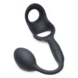 XR Alpha Pro 10X P Bomb Cock and Ball Ring With Anal Plug