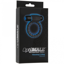 OptiMale Silicone Vibrating C-Ring Waterproof Cocking