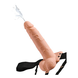Fetish Fantasy 7.5 Inch Hollow Squirting Strap-on