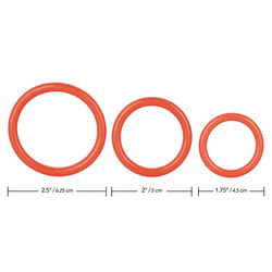 Tri-Rings Set Of Three Cock Rings